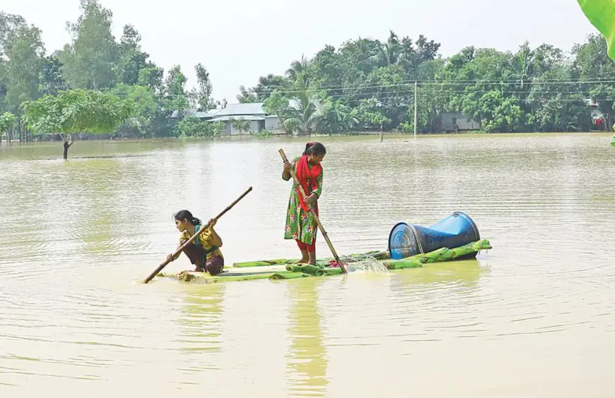 দুই জেলায় বন্যার উন্নতি, নেত্রকোনায় ১২৩ গ্রাম প্লাবিত